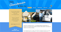 Desktop Screenshot of finnchristensenandson.com