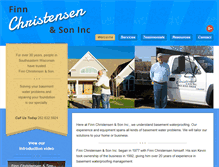 Tablet Screenshot of finnchristensenandson.com